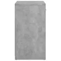 Banc à chaussures Gris béton 94,5x31x57 cm Aggloméré
