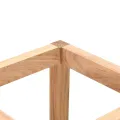 Porte-parapluie 18 x 18 x 50 cm Bois de noyer massif