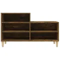 Armoire à chaussures Chêne fumé 102x36x60 cm Bois d'ingénierie