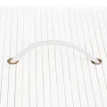 Boîtes de rangement en bambou 4 pcs Blanc