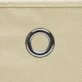 Boîtes de rangement 4 pcs Tissu intissé 28x28x28 cm Crème