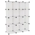 Cubes de rangement 12 pcs Transparent PP