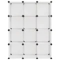 Cubes de rangement 12 pcs Transparent PP