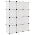 Cubes de rangement 12 pcs Transparent PP