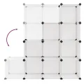 Cubes de rangement 12 pcs Transparent PP
