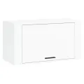 Armoire à chaussures murale Blanc brillant 70x35x38 cm