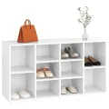 Banc à chaussures Blanc 103x30x54,5 cm Aggloméré