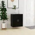 Armoire à chaussures Noir 60x35x70 cm Aggloméré