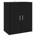 Armoire à chaussures Noir 60x35x70 cm Aggloméré