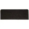 Tapis d'escalier auto-adhésifs 15 pcs 65x24,5x3,5 cm Anthracite