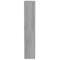 Meuble à chaussures Sonoma gris 54x34x183 cm Bois d'ingénierie
