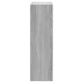 Armoire à chaussures Sonoma gris 63x24x81 cm Bois d'ingénierie