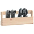 Étagères à chaussures murales 2 pcs 59x9x23 cm Pin massif