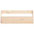 Étagères à chaussures murales 2 pcs 59x9x23 cm Pin massif