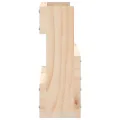Étagères à chaussures murales 2 pcs 59x9x23 cm Pin massif