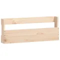 Étagères à chaussures murales 2 pcs 59x9x23 cm Pin massif
