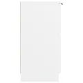 Armoire à chaussures Blanc 59x35x70 cm Bois d'ingénierie
