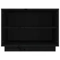 Armoire à chaussures Noir 60x34x45 cm Bois de pin massif