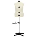 Mannequin de robe ajustable pour femme Crème L Taille 44-50