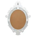Miroir mural style château 56x76 cm Argenté