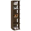 Étagères à chaussures 2 pcs Chêne marron 27,5x27x102 cm