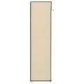 Armoire à chaussures avec housse Crème 115x28x110 cm Tissu