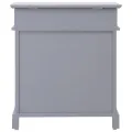 Armoire à chaussures Gris 50 x 28 x 58 cm Bois de Paulownia
