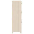 Armoire à chaussures HAMAR Marron miel 59,5x35x117cm Pin massif