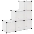 Cubes de rangement 6 pcs Transparent PP