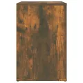 Armoire à chaussures Chêne fumé 130x35x54 cm Bois d'ingénierie