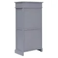 Armoire à chaussures Gris 50 x 28 x 98 cm Bois de Paulownia