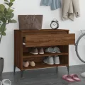 Armoire à chaussures Chêne fumé 70x36x60 cm Bois d'ingénierie
