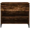 Armoire à chaussures Chêne fumé 70x36x60 cm Bois d'ingénierie