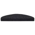 Tapis autoadhésifs de marches 10 pcs Noir 65x21x4 cm Aiguilleté