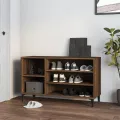 Armoire à chaussures Chêne marron 102x36x60cm Bois d'ingénierie