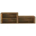 Armoire à chaussures Chêne fumé 150x35x45 cm Bois d'ingénierie