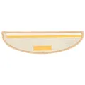 Tapis de marches d'escalier 15 pcs Crème 56x17x3 cm