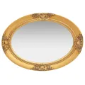 Miroir mural style baroque 50x70 cm Doré