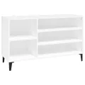 Armoire à chaussures Blanc 102x36x60 cm Bois d'ingénierie