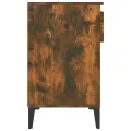 Armoire à chaussures Chêne fumé 102x36x60 cm Bois d'ingénierie