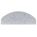 Tapis d'escalier 10 pcs 65x24x4 cm Gris clair