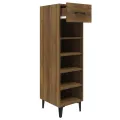 Meuble à chaussures Chêne marron 30x35x105 cm Bois d'ingénierie