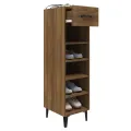Meuble à chaussures Chêne marron 30x35x105 cm Bois d'ingénierie