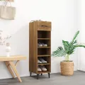 Meuble à chaussures Chêne marron 30x35x105 cm Bois d'ingénierie