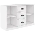 Buffet blanc 104,5x35,5x67,5 cm bois d'ingénierie