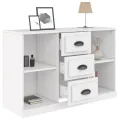 Buffet blanc 104,5x35,5x67,5 cm bois d'ingénierie