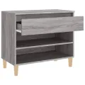 Armoire à chaussures Sonoma gris 70x36x60 cm Bois d'ingénierie