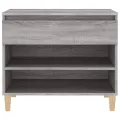 Armoire à chaussures Sonoma gris 70x36x60 cm Bois d'ingénierie