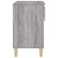 Armoire à chaussures Sonoma gris 70x36x60 cm Bois d'ingénierie