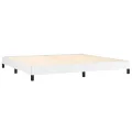 cadre de lit avec matelas Blanc 200x200cm Similicuir